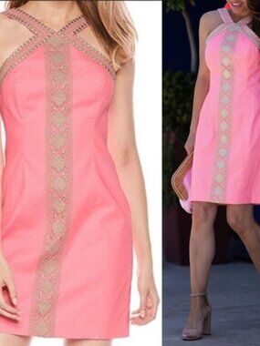 LILLY PULITZER Vena Stretch Shift Dress Women's Size 0